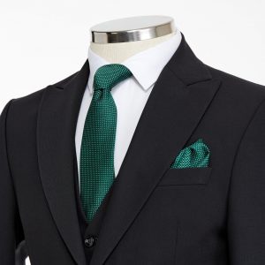 BORHANI BLACK THREE PIECE SUIT