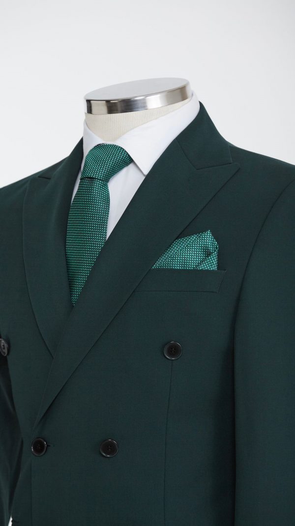 BORHANI EMERALD GREEN DOUBLE BREASTED JACKET