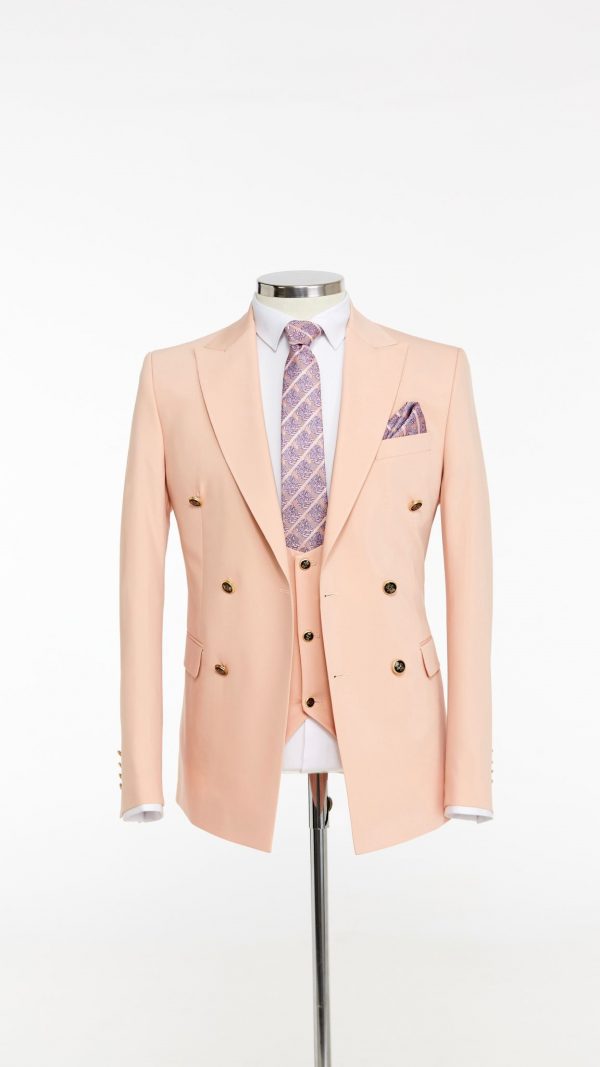 BORHANI SALMON DOUBLE BREASTED JACKET - Image 2