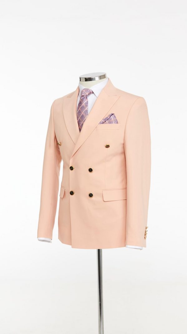 BORHANI SALMON DOUBLE BREASTED JACKET - Image 3
