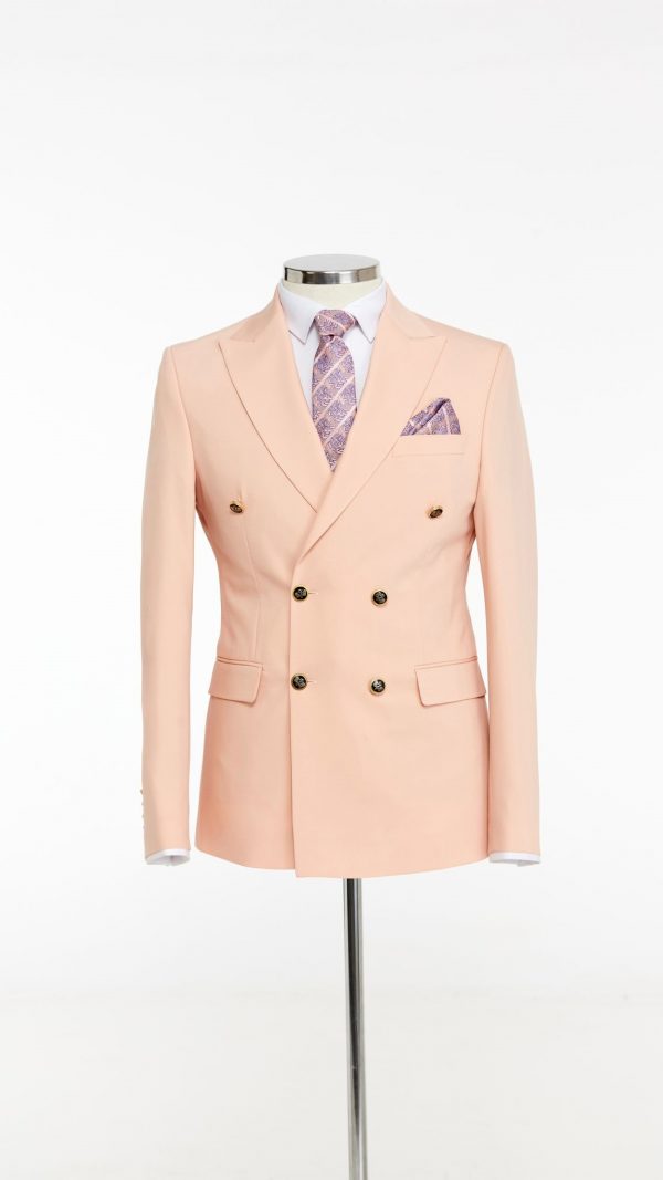 BORHANI SALMON DOUBLE BREASTED JACKET - Image 4